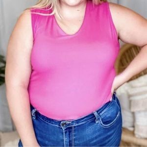 White Birch Hot Link Tank Top Bodysuit size 3X